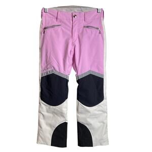 Bogner Girls Pink Black White Ski Snow Pants Size M 6 To 7 Years Euro Winter